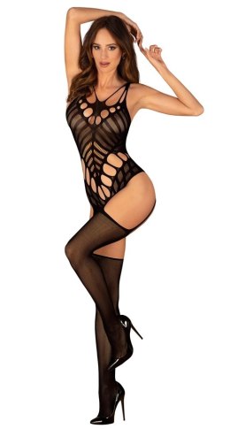 Obsessive - Seksowne Bodystocking Z Różnych Struktur Siateczki S-L