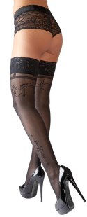 Cottelli LEGWEAR - Seksowne Pończochy Z Koronką I Eleganckimi Wzorami 3