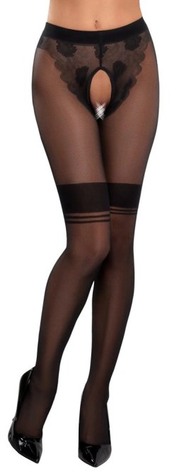 Cottelli LEGWEAR - Eleganckie Rajstopy W Stylu Retro Bez Krocza 4