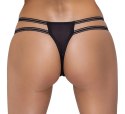 Cottelli LINGERIE - Stringi Z Delikatną Koronką I Ozdobnymi Dżetami S/M