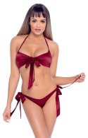 Cottelli LINGERIE - Gorący Wiązany 2-Częściowy Set Czerwony S/M