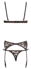 Cottelli LINGERIE - Seksowny 3-Częściowy Koronkowy Set 75B/S