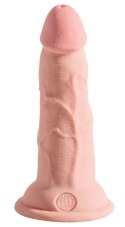 King Cock Plus - Realistyczne Naturalne Dildo Z Przyssawką 13 CM Jasny Kolor Skóry