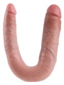 King Cock - Podwójne Realistyczne Dildo 43 CM Jasny Kolor Skóry