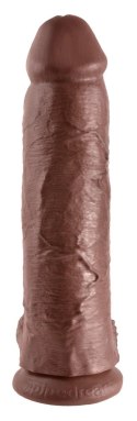 King Cock - Realistyczne Dildo Z Jądrami Brązowe 30 CM