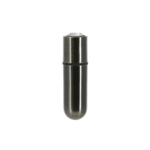 PowerBullet - Mini Wibrator 9 Funkcji Z Kryształem First Class Metaliczny