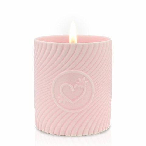 Świeca do masażu - HighOnLove Pink Massage Candle Strawberries & Champagne