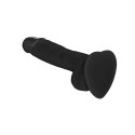 Dildo - Strap-On-Me Soft Realistic Dildo Black L