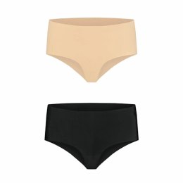 Niewidzialne majtki - Bye Bra Invisible High Brief Nude + Black XL