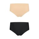 Niewidzialne majtki - Bye Bra Invisible High Brief Nude + Black XL