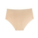 Niewidzialne majtki - Bye Bra Invisible High Brief Nude + Black M