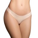 Niewidzialne stringi - Bye Bra Invisible Brazilian Nude + Black XL