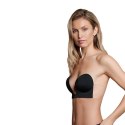 Biustonosz ze skrzydełkami - Bye Bra Seamless U-Style Bra Miseczka C Black