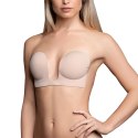 Biustonosz ze skrzydełkami - Bye Bra Seamless U-Style Bra Miseczka C Nude