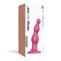 Dildo - Strap-On-Me Dildo Plug Beads Metallic Raspberry Pink M