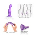 Dildo - Strap-On-Me Dildo Plug Curvy Metallic Purple M