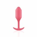 Plug analny - B-Vibe Snug Plug 2 Coral