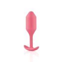 Plug analny - B-Vibe Snug Plug 2 Coral