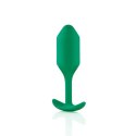 Plug analny - B-Vibe Snug Plug 2 Green