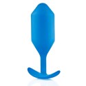 Plug analny - B-Vibe Snug Plug 5 Blue