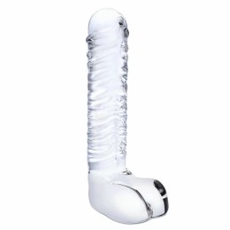 Szklane dildo - Glas Realistic Ribbed