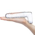 Szklane dildo - Glas Realistic Ribbed