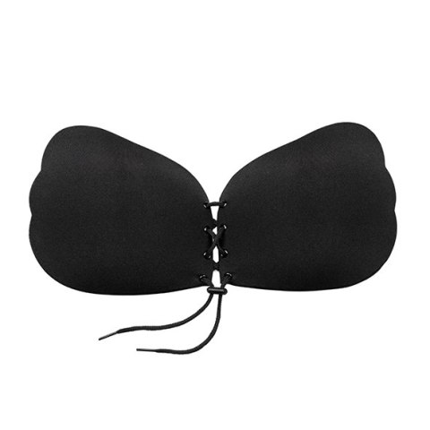 Biustonosz samonośny - Bye Bra Lace-It Bra Miseczka E Black