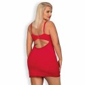 Koszulka - Obsessive Jolierose Chemise & Thong Red XXL