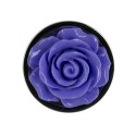 Plug analny - Lux Active Metal Butt Plug Purple Rose