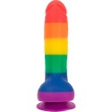 Dildo - Addiction Justin Dong 20 cm Rainbow