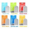 Masturbator - Tenga Pocket Stroker Crystal Mist