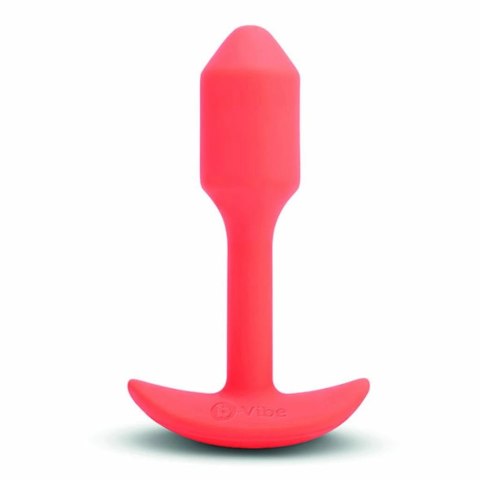 Plug analny wibrujący - B-Vibe Vibrating Snug Plug 1 Orange