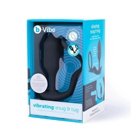 Plug analny wibrujący z pierścieniem - B-Vibe Vibrating Snug & Tug M