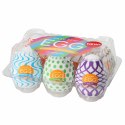 Zestaw sześciu masturbatorów - Tenga Egg Wonder 6 Styles Pack