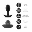 Plug analny - FeelzToys Plugz Butt Plug Black Nr. 3