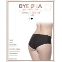 Niewidzialne majtki - Bye Bra Invisible Hipster (Nude & Black 2-Pack) L