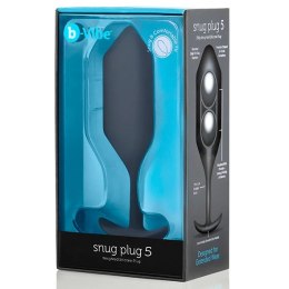 Plug analny - B-Vibe Snug Plug 5 Black