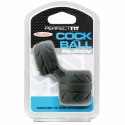 Pierścień na penisa i jądra - Perfect Fit SilaSkin Cock & Ball Black