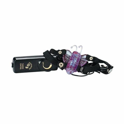 Stymulator - Butterfly Stimulator Strap-on Vibrator Black