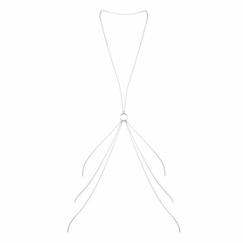 Łańcuszki na ciało ósemka - Bijoux Indiscrets Magnifique 8 Body Chain Silver