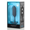 Plug analny - B-Vibe Snug Plug 3 Black