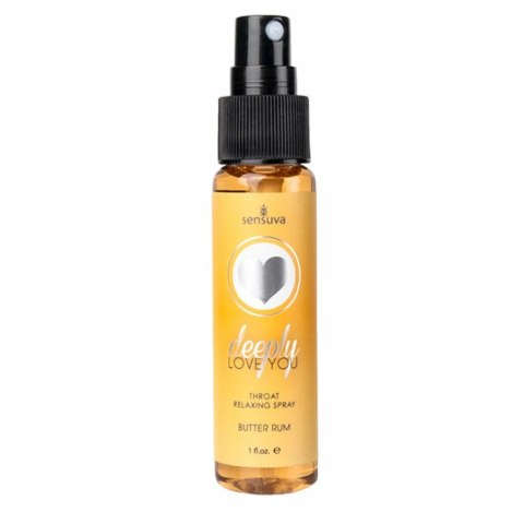 Spray rozluźniający gardło - Sensuva Deeply Love You Butter Rum 30 ml